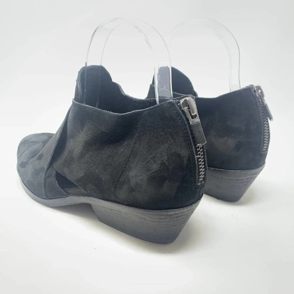 Eileen Fisher‎ Cluster Cutout Booties Black Suede Size US 7.5 - Picture 10 of 12
